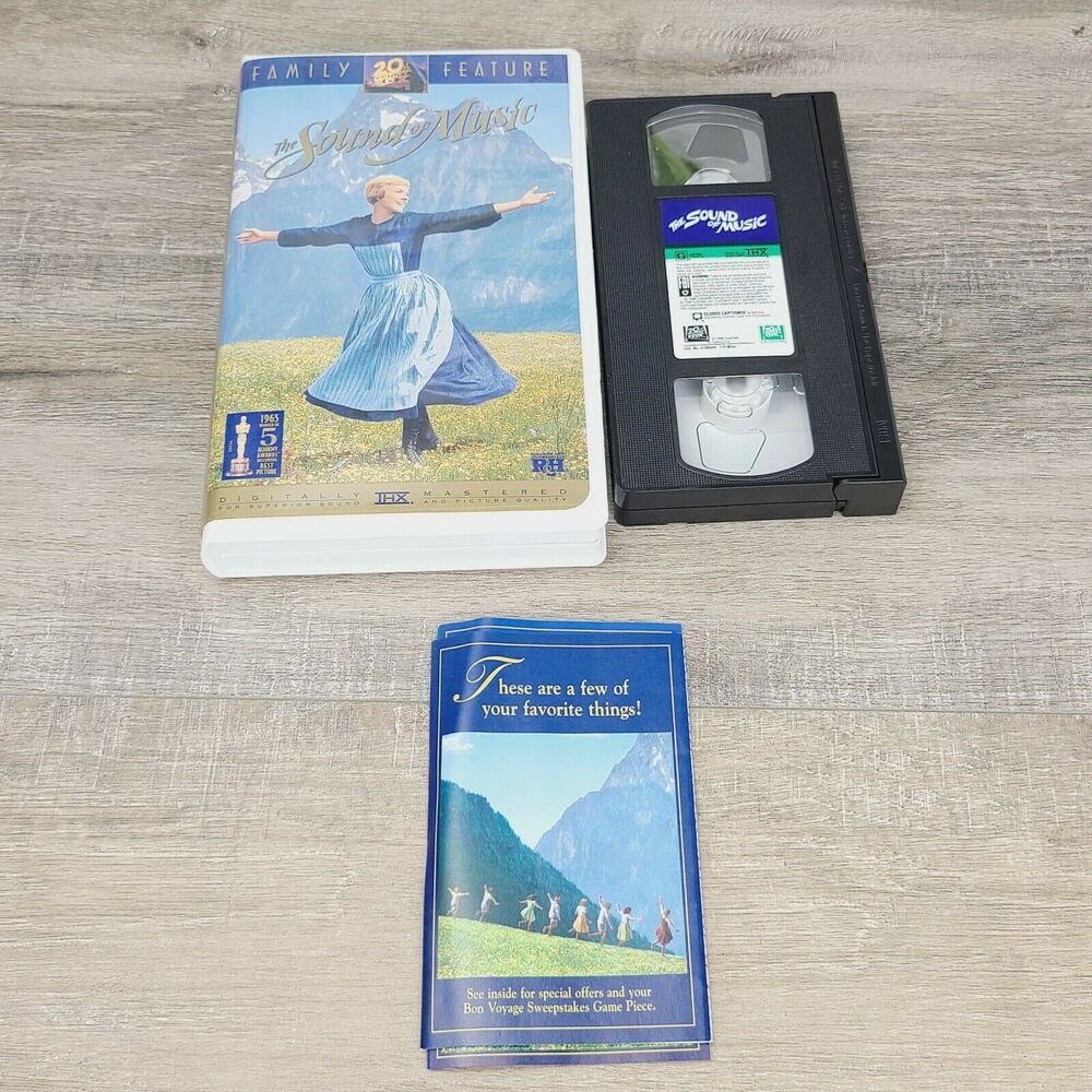 The Sound of Music (VHS, 1996, THX Digital Surround Sound Audio) Clamshell